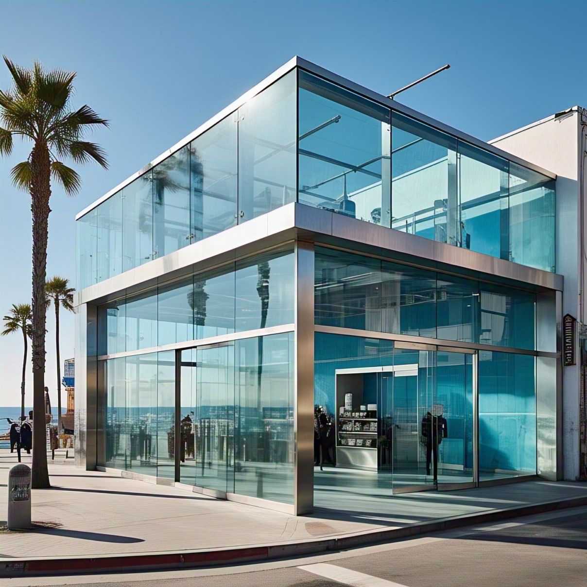 glass shop fronts
